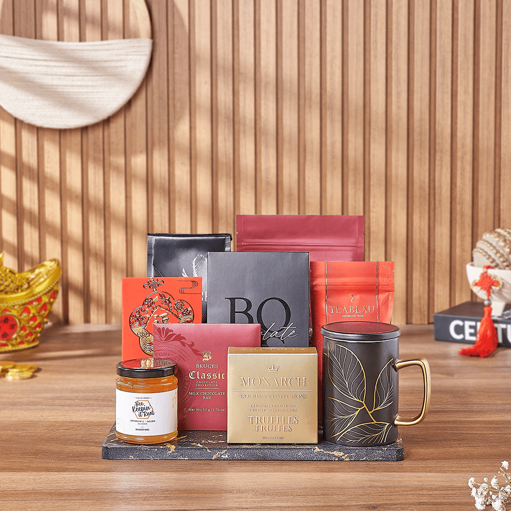 Lunar New Year Morning Coffee Gift Board, chinese new year gift, chinese new year, lunar new year gift, lunar new year, New York City delivery