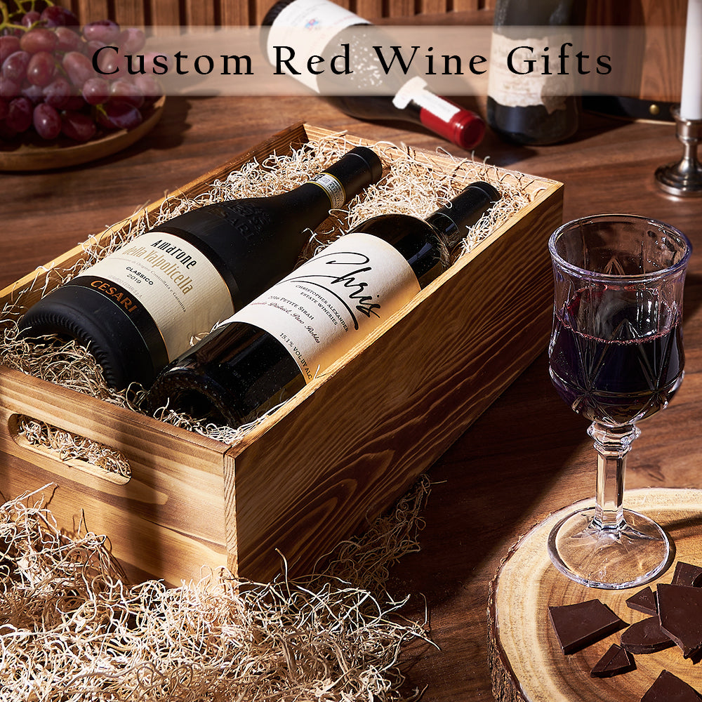 Red Wine Gifts from Canada Baskets - Wine Gift Basket - New York City Delivery