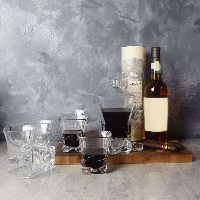 Cigar Lounge Whiskey Collection from New York City Baskets - New York City Delivery