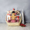 Sweet Crunch Christmas Wine Set From New York City Baskets - New York City Delivery