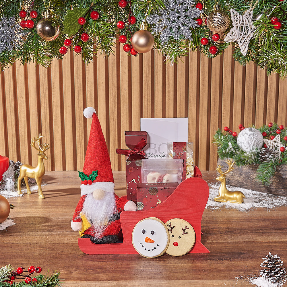 Sweet Holiday Sleigh Ride, Christmas gift, Christmas, chocolate gift, chocolate, New York City delivery