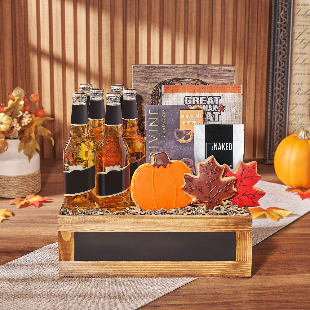 Thanksgiving Beer &amp; Snack Feast, thanksgiving gift, thanksgiving, beer gift, beer, cookie gift, cookie, New York City delivery