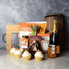 Thanksgiving Bubbly & Snacks Basket from New York City Baskets - New York City Delivery