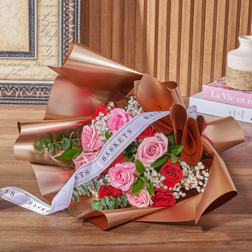 The Celebration Rose Bouquet from New York City Baskets - Flower Gift Basket - New York City Delivery