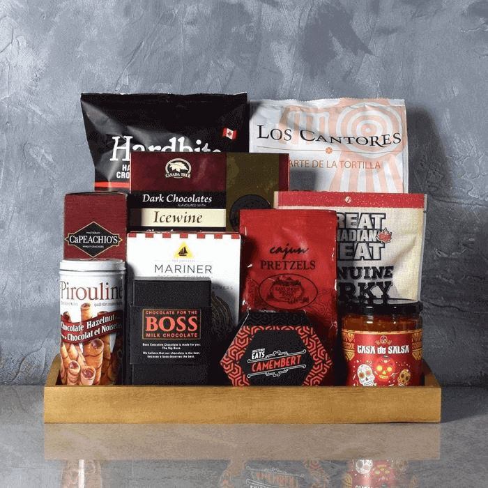 Savory Bites & Sweets Gift Tray from New York City Baskets - New York City Delivery