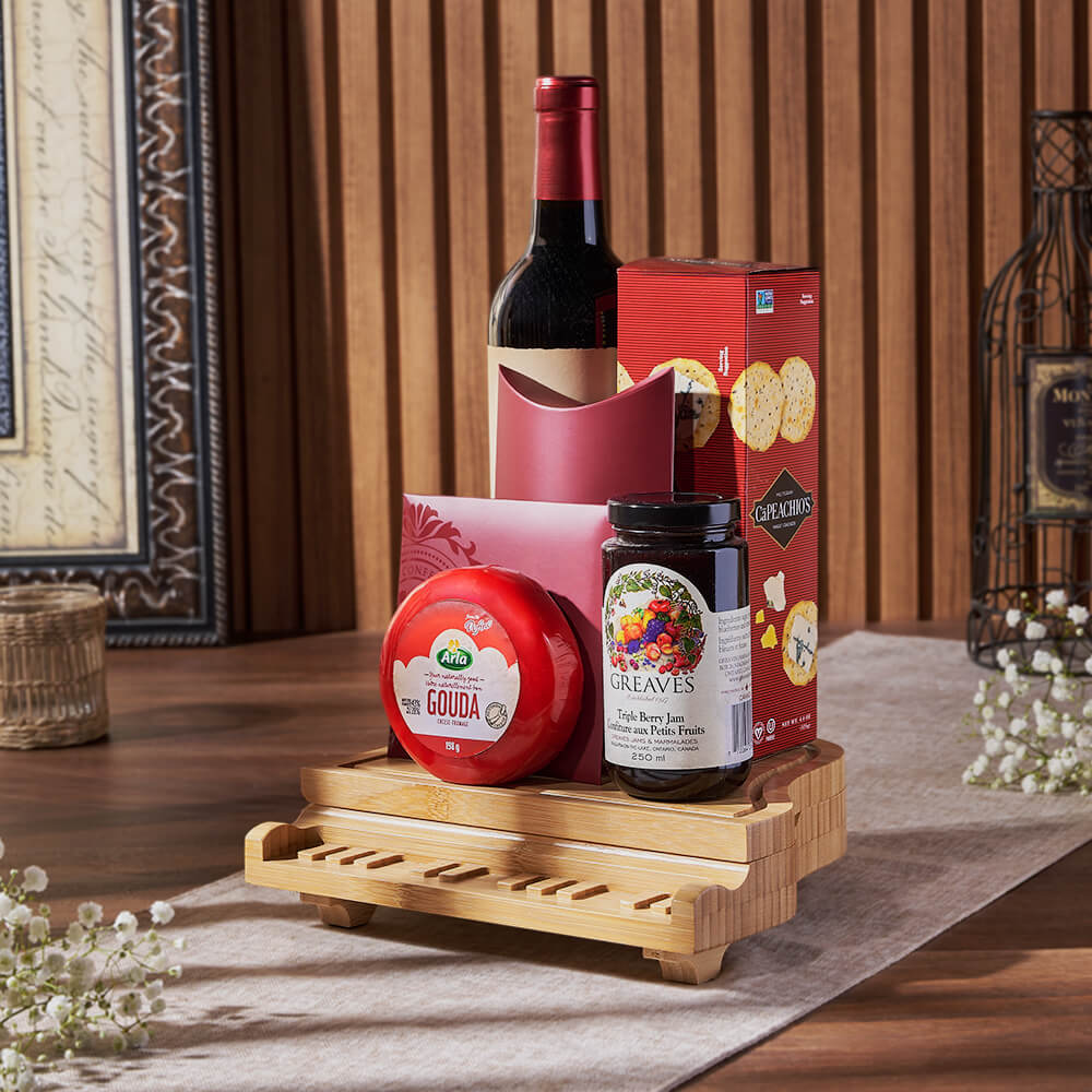 The Wine & Cheese Piano Gift Board, wine gift, wine, cheese gift, cheese, chocolate gift, chocolate, New York City delivery
