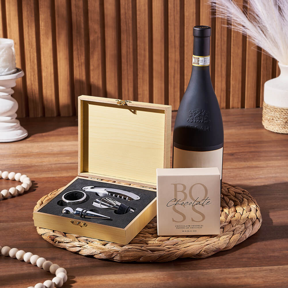 A Kindred Wine & Chocolate Gift, wine gift, wine, chocolate gift, chocolate, New York City delivery