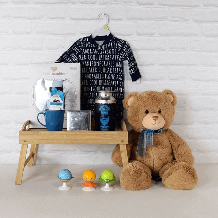 New Baby Cheery Comforts Gift Set from New York City Baskets - Baby Gift Basket - New York City Delivery