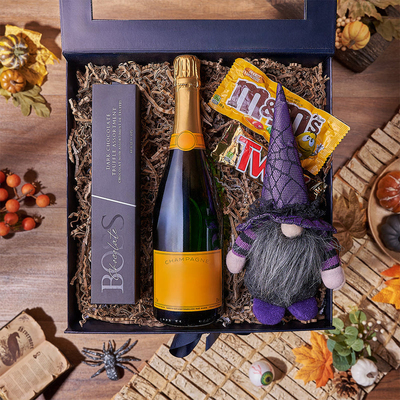 Wickedly Sweet Halloween Champagne Gift Box, champagne gift, champagne, sparkling wine gift, sparkling wine, halloween gift, halloween, New York delivery