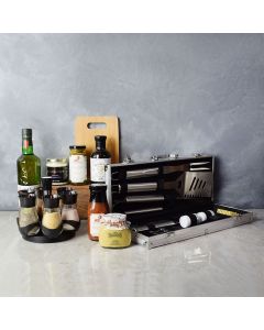 Zesty Barbeque Grill Gift Set with Liquor, gift baskets, gourmet gifts, gifts