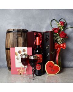 Leaside Valentine’s Day Gift Basket, wine gift baskets, gourmet gift baskets, gift baskets, Valentine's Day gift baskets

