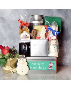 Happy Holidays Chocolate Gift Basket