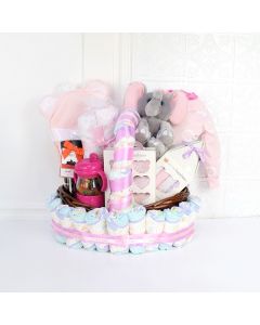 Little Princess Pink Gift Set, baby gift baskets, baby gifts, gift baskets