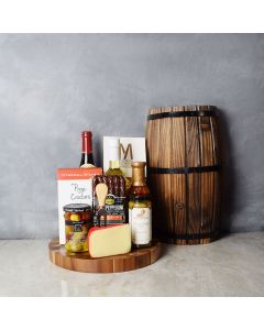 Spicy & Saucy Wine & Dipper Set, wine gift baskets, gourmet gift baskets, gift baskets, gourmet gifts