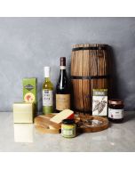 Cheese, Wine & Dipper Gift Set, wine gift baskets, gourmet gift baskets, gift baskets, gourmet gifts