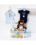 Deluxe Baby Boy Fun Set, baby gift baskets, baby boy, baby gift, new parent, baby toys