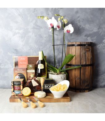 Deluxe Sweet & Savory Wine Gift Set, wine gift baskets, gift baskets, gourmet gifts
