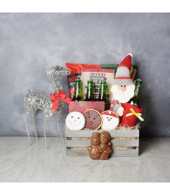 Hoppy Holidays Beer Gift Crate, beer gift baskets, gourmet gifts, gifts