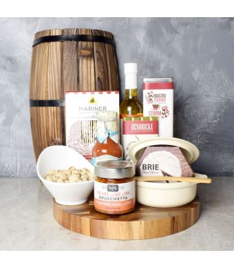 The Brie Baker & Coffee Gift Set, gourmet gift baskets, gourmet gifts, gifts

