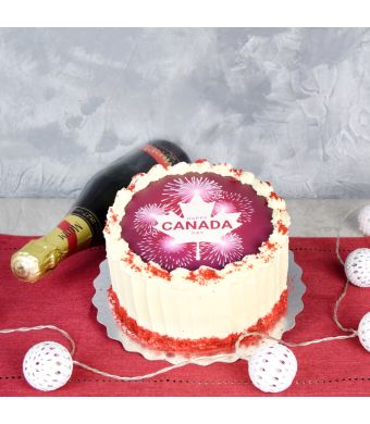 St. Lawrence Canada Day Cake  gourmet gift baskets, cake gift baskets