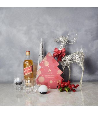 Holidays Served On the Rocks Gift Set, liquor gift baskets, gourmet gifts, gifts