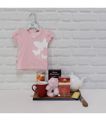 DOLL UP THE BABY GIRL GIFT SET, baby girl gift basket, welcome home baby gifts, new parent gifts