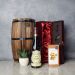 Mahogany Wood Wine Gift Basket, wine gift baskets, gourmet gift baskets, gift baskets