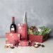 Christmas Morning Wine Gift Set, wine gift baskets, Christmas gift baskets, gourmet gift baskets