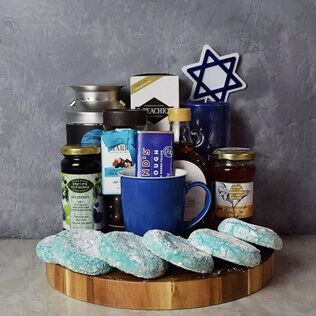 Kosher Treats & Coffee Hanukkah Basket New York City
